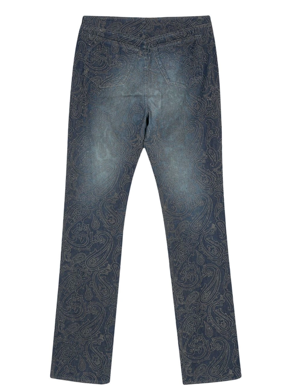 Cheap Versace 2000s jeans straight rhinestone-embellished Women 0624